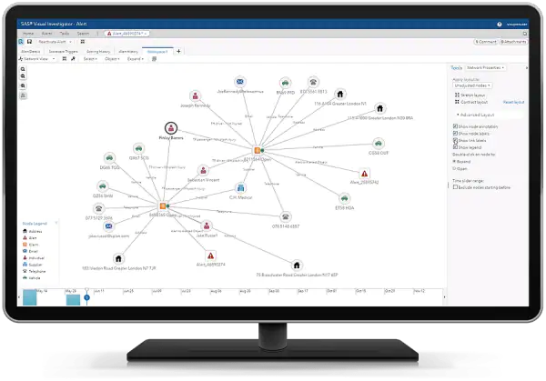 screenshot of SAS Law Enforcement Intelligence